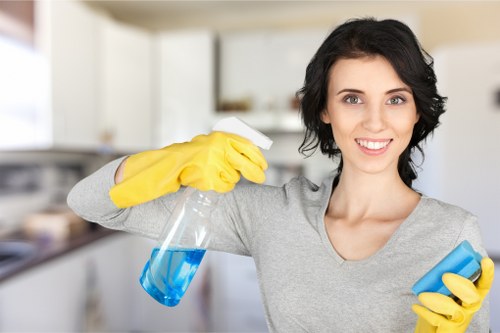 Fresh and hygienic carpeted business interior in Upper Clapton