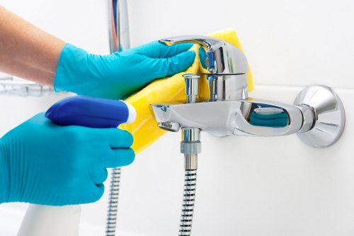Visual symbol of anti-slavery awareness in a professional cleaning business