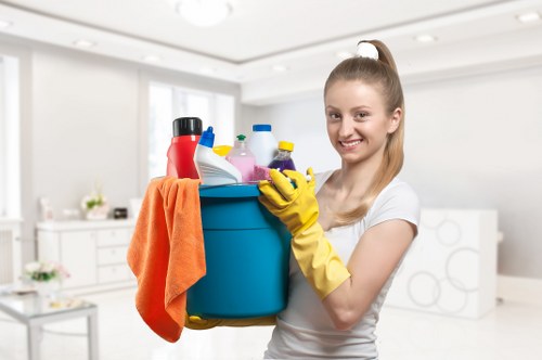 Upper Clapton carpet cleaners providing careful fabric and carpet care in a home setting